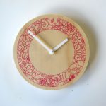 Floral Ring Wall Clock