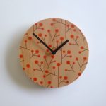 Retro Blossom Wall Clock