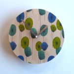 Retro Dandelion Wall Clock