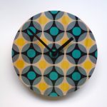 Retro Dots Wall Clock