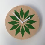 Retro Emerald Wall Clock