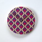 Retro Feather Wall Clock
