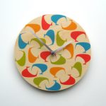 Retro Kiwi Wall Clock