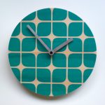 Retro Squares Wall Clock