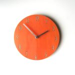 Red Shade Wall Clock