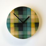 Shaded Mosaic Wall Clock